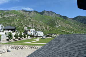 View of mountain background from Primary Bedroom