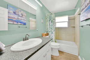 Upstairs full bathroom, updated