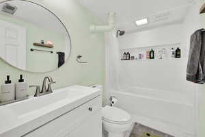 Updated basement full bathroom