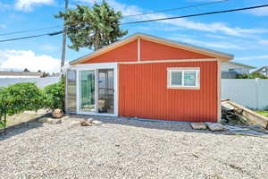 Large shed with power