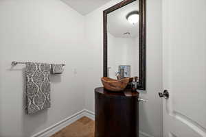 Powder Room on main floor.