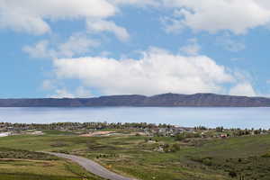Water view with mountains