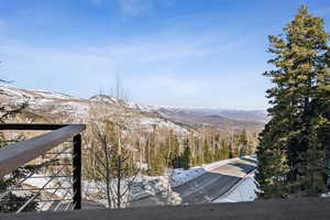 View of mountain background