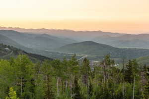 View of mountain background