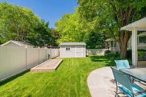 View of yard featuring a patio area