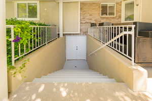 View of stairs
