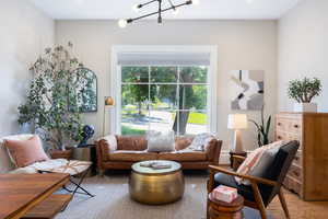 View of living area
