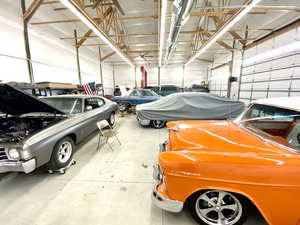 View of 60x40 garage