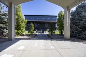 View of patio