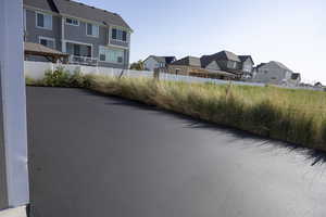 View of asphalt RV parking