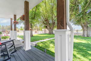 View of deck