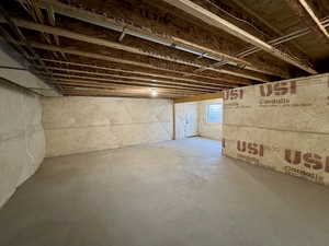 Unfinished basement