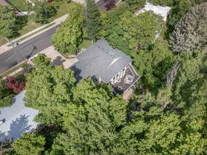 Aerial view of property's location