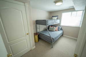 Basement bedroom 4.  Open with ample natural light.