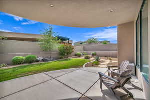 View of patio