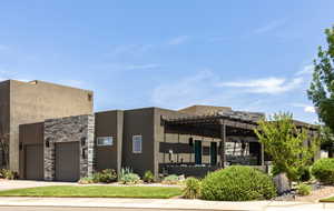 View of building exterior with driveway