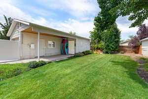 View of yard featuring a patio area