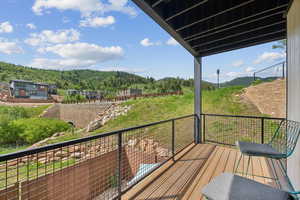 Balcony off master suite
