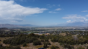 View of mountain backdrop