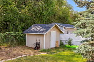 View of shed