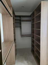 View of spacious closet