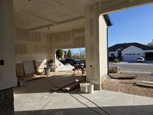 View of patio
