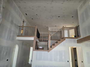 View of stairs and catwalk.