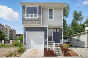 View of front of house with an attached garage