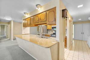 Main floor kitchen bar