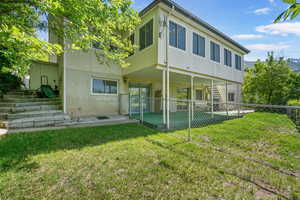 Rear view of house