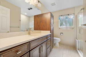 Updated main floor bathroom