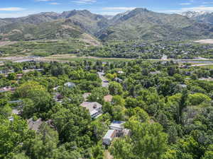 Bird's eye view of mountains