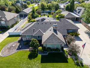 Aerial perspective of the House