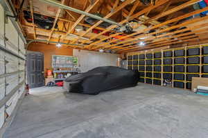 Garage with electric panel