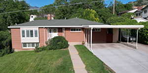 Beautiful All Brick Rambler with Stucco Details! Great Location on the Bountiful Bench!