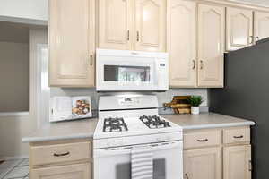 Gas Range and a Separate Pantry Closet too!
