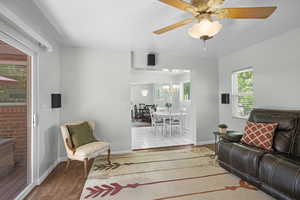 Main Level Family Room enters right off the Kitchen/Dining Area