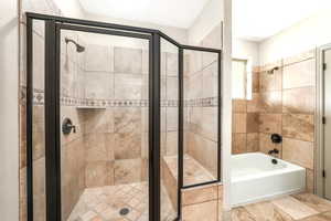 View of full bath