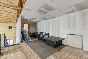 Misc room with recessed lighting