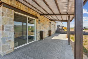 View of patio