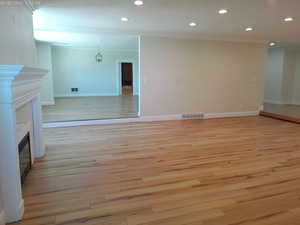 Another view from family room showing into the dining room