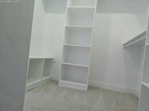 Master bedroom walk-in closet