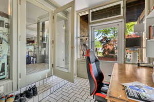 Office w/access to. lower deck.