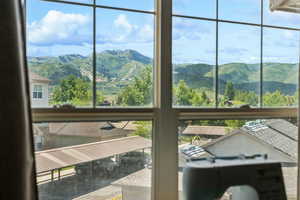 Detailed view of mountains