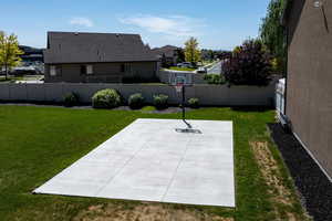 Community basketball court