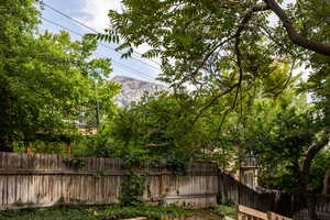 View of yard featuring a mountain view