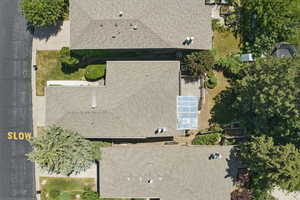 Aerial view of property's location