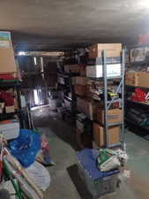 View of storage room