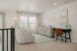 Sitting room featuring recessed lighting