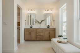 Bathroom with double vanity